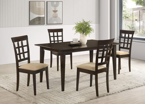 Gabriel 5-piece Rectangular 59-inch Dining Set Cappuccino - California Furniture (Coachella, CA)