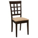 Gabriel 5-piece Rectangular 59-inch Dining Set Cappuccino - California Furniture (Coachella, CA)