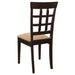 Gabriel 5-piece Rectangular 59-inch Dining Set Cappuccino - California Furniture (Coachella, CA)