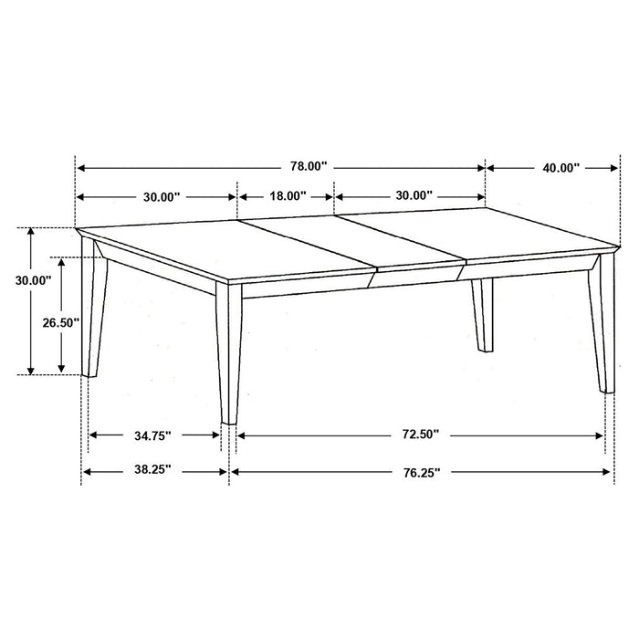 Louise Extension Dining Table - California Furniture (Coachella, CA)