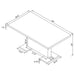 Anges 5 Pc Dining Sets - California Furniture (Coachella, CA)