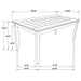 Dalila Dining Tables - California Furniture (Coachella, CA)