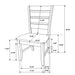 Dalila Side Chairs - California Furniture (Coachella, CA)