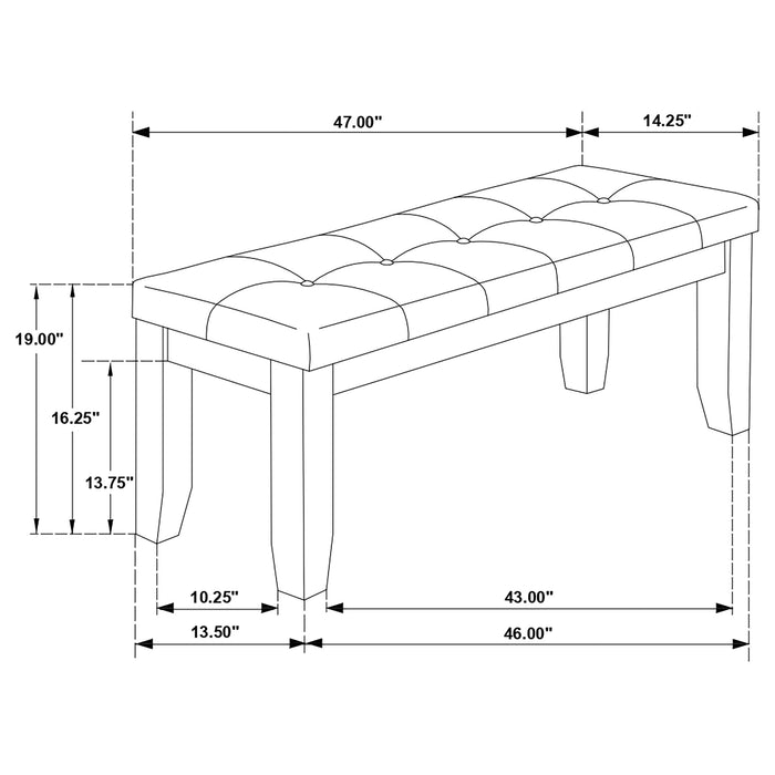 Dalila Benches - California Furniture (Coachella, CA)