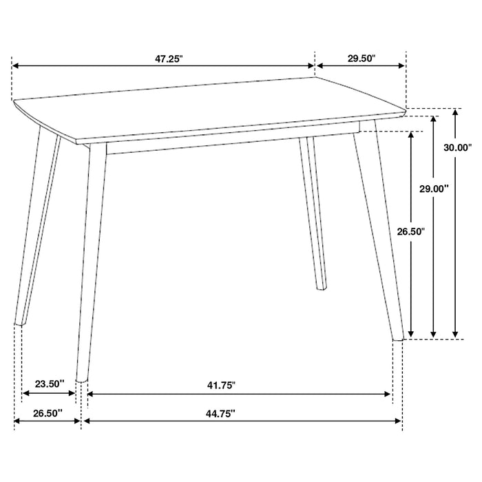 Kersey 5 Pc Dining Sets - California Furniture (Coachella, CA)