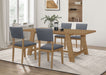 Sharon 5 Pc Dining Sets Gray - California Furniture (Coachella, CA)