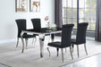 Carone 5 Pc Dining Sets Black - California Furniture (Coachella, CA)