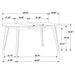Jedda Extension Dining Table - California Furniture (Coachella, CA)