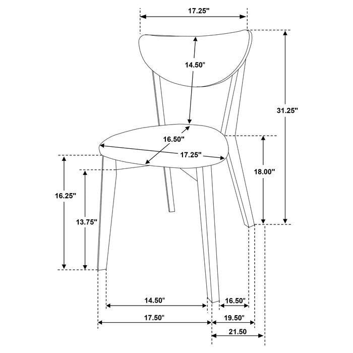 Jedda Dining Side Chair - California Furniture (Coachella, CA)