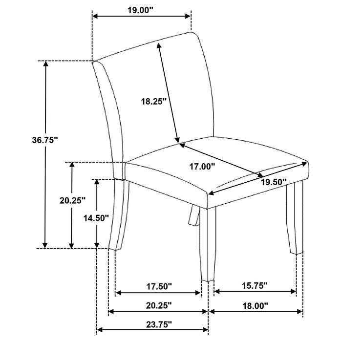 Cantley Side Chairs - California Furniture (Coachella, CA)