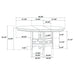Lavon 5 Pc Dining Sets - California Furniture (Coachella, CA)
