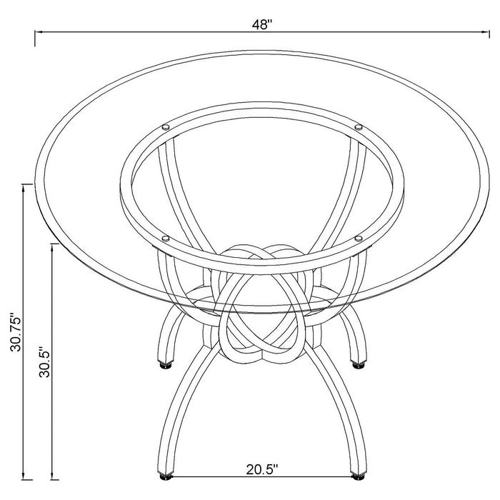 Aviano Dining Tables - California Furniture (Coachella, CA)