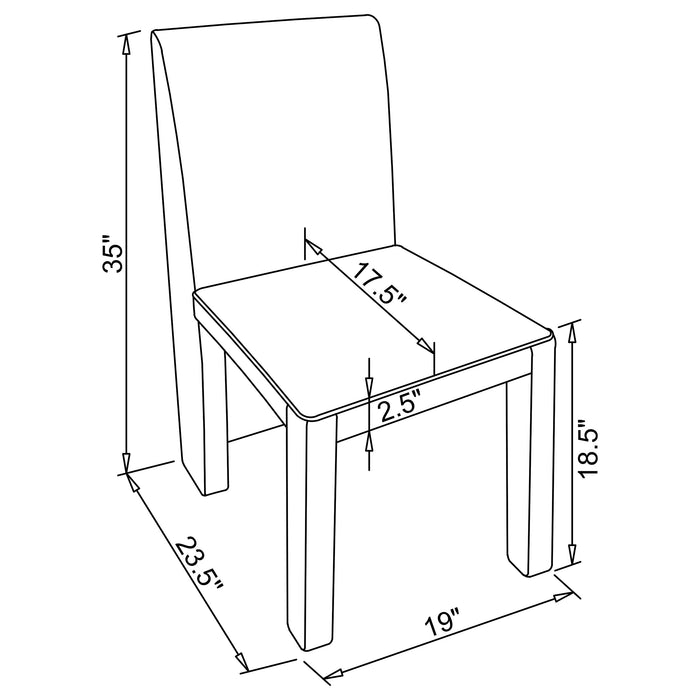 Tordera Side Chair - California Furniture (Coachella, CA)