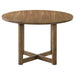 Crestmore 5-piece 46-inch Round Wood Dining Table Set Walnut - California Furniture (Coachella, CA)