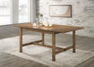 Crestmore 71-inch Rectangular Wood Dining Table Walnut - California Furniture (Coachella, CA)