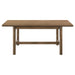 Crestmore 71-inch Rectangular Wood Dining Table Walnut - California Furniture (Coachella, CA)