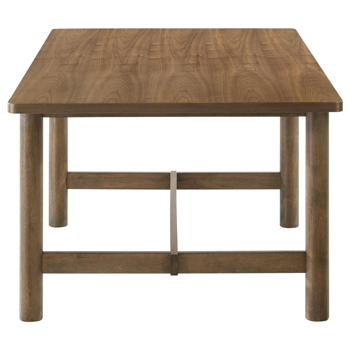 Crestmore 71-inch Rectangular Wood Dining Table Walnut - California Furniture (Coachella, CA)