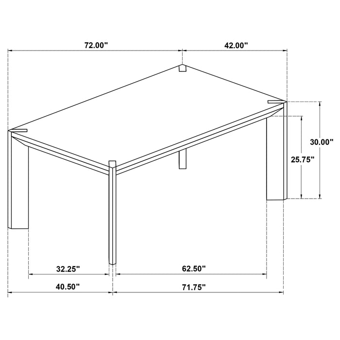 Bruner Dining Table - California Furniture (Coachella, CA)