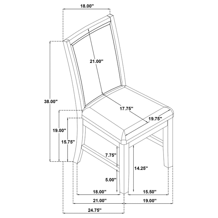 Bruner Dining Side Chair - California Furniture (Coachella, CA)