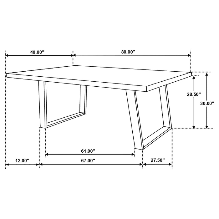 Misty Dining Sets - California Furniture (Coachella, CA)