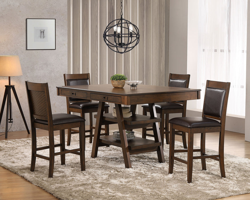 Dewey 5 Pc Counter Height Dining Sets - California Furniture (Coachella, CA)