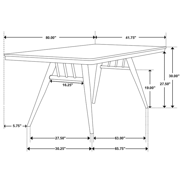 Wes Dining Sets - California Furniture (Coachella, CA)