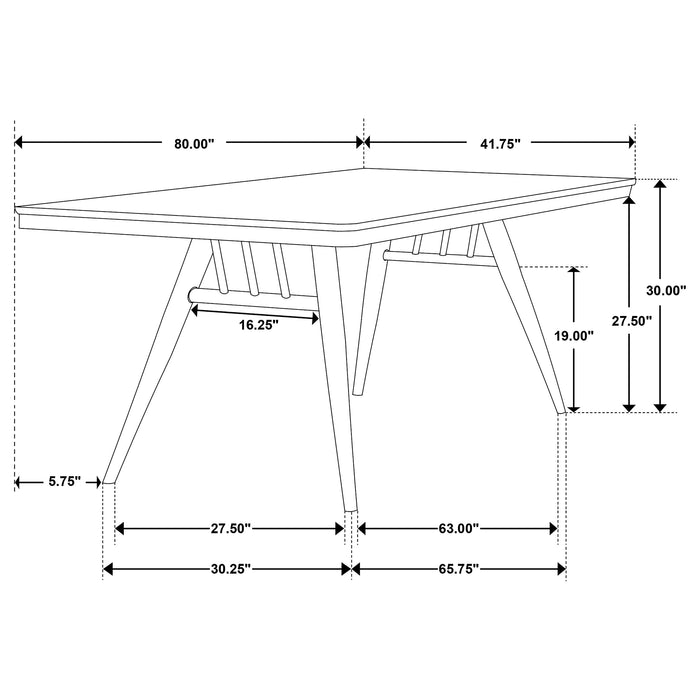 Wes Dining Sets - California Furniture (Coachella, CA)