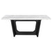 Sherry Rectangular Marble Top Dining Table set - California Furniture (Coachella, CA)