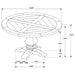 Florence Dining Tables Black - California Furniture (Coachella, CA)