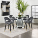 Ellie 5 Pc Counter Height Dining Sets Gray - California Furniture (Coachella, CA)