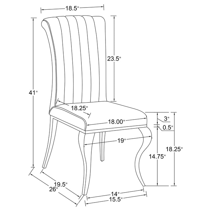 Marilyn 5 Pc Dining Sets - California Furniture (Coachella, CA)