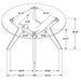 Paxton 5 Pc Dining Sets - California Furniture (Coachella, CA)