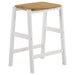 Edgeworth 3-piece Kitchen Island Counter Table Set White - California Furniture (Coachella, CA)