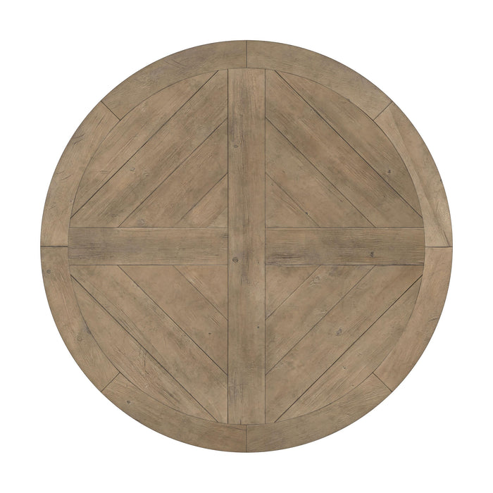 Florence 5-piece Round Dining Table Set Rustic Honey - California Furniture (Coachella, CA)