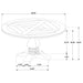Florence 5-piece Round Dining Table Set Rustic Honey - California Furniture (Coachella, CA)