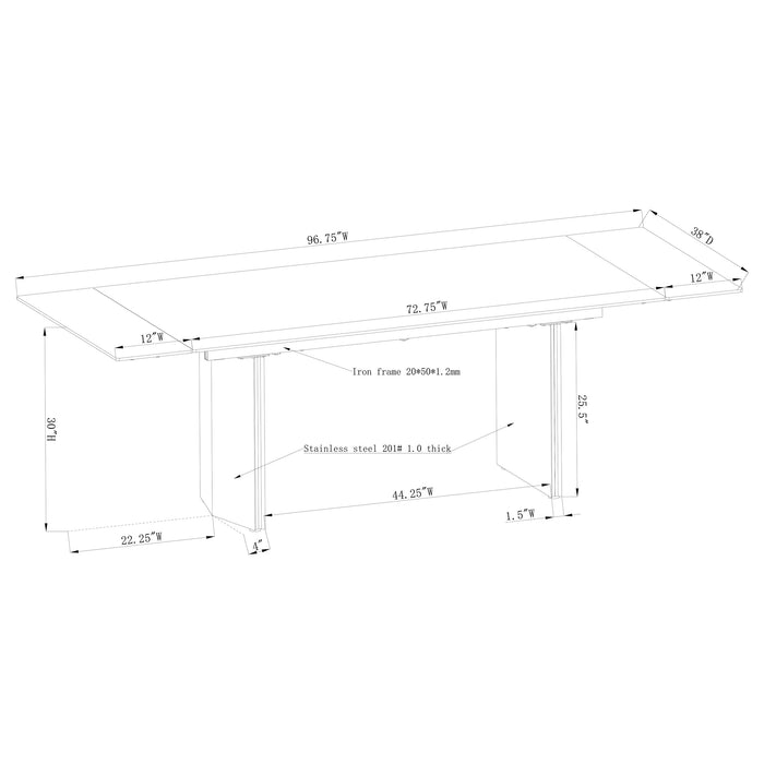Vesa Dining Tables - California Furniture (Coachella, CA)