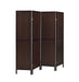 Deepika 4-panel Folding Screen Tobacco and Cappuccino - California Furniture (Coachella, CA)