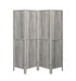 Deepika 4-panel Folding Screen Grey Driftwood - California Furniture (Coachella, CA)