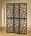 Nailan 3-panel Open Mosaic Pattern Room Divider Black - California Furniture (Coachella, CA)
