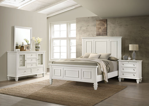 Sandy Beach 4 & 5 Piece Pc Bedroom Set Cal.King & E.King - California Furniture (Coachella, CA)