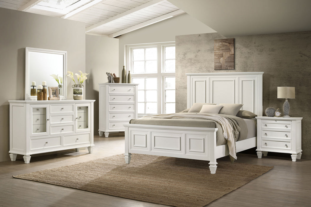 Sandy Beach 4 & 5 Piece Pc Bedroom Set Cal.King & E.King - California Furniture (Coachella, CA)