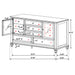 Sandy Beach 4 & 5 Piece Pc Bedroom Set Cal.King & E.King - California Furniture (Coachella, CA)