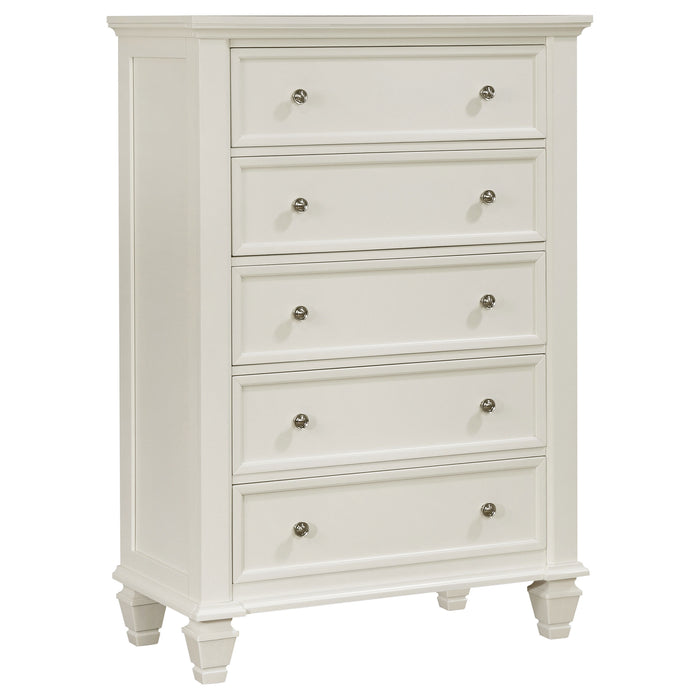 Sandy Beach 4 & 5 Piece Pc Bedroom Set Cal.King & E.King - California Furniture (Coachella, CA)