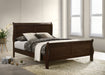 Louis Philippe Sleigh Panel Bed - California Furniture (Coachella, CA)