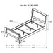 Louis Philippe 4 & 5 Piece Bedroom Sets Twin & Queen - California Furniture (Coachella, CA)