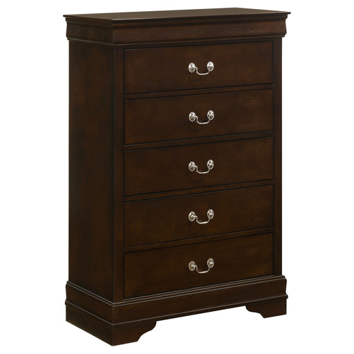 Louis Philippe Chest Brown - California Furniture (Coachella, CA)