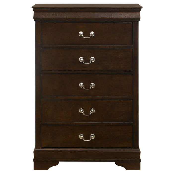 Louis Philippe Chest Brown - California Furniture (Coachella, CA)