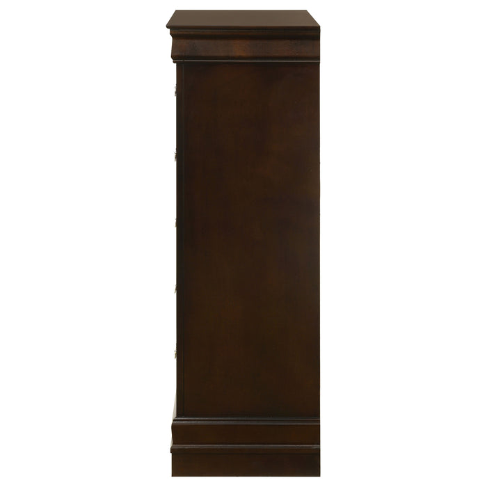 Louis Philippe Chest Brown - California Furniture (Coachella, CA)