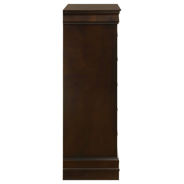 Louis Philippe Chest Brown - California Furniture (Coachella, CA)