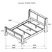 Louis Philippe Eastern King, Full, & Queen Bed - California Furniture (Coachella, CA)